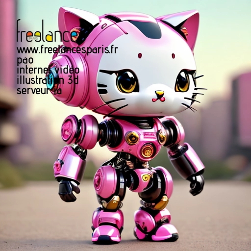 Pao mise en page internet vidéo illustration 3d serveur IA générative AI freelance paris studio de création magazines QTZQY1R0